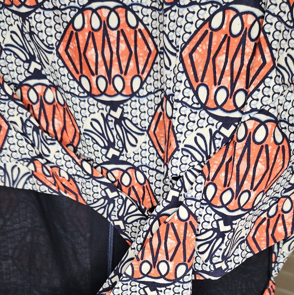 Zara TRF Cutout Waist Mini Dress in African Lantern Print - Picture 5 of 13